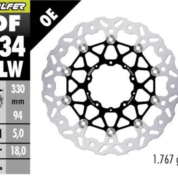 Tarcza Hamulcowa Przód Honda CBR 1000RR ’20-; CMX 1100 Rebel ’21- (Wave Floating) (330X94X5Mm) | Galfer