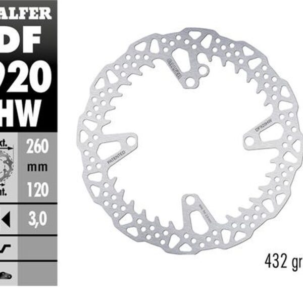 GALFER RK Tarcza hamulcowa – SHERCO SE 125 (2014-2024) – DF920HW