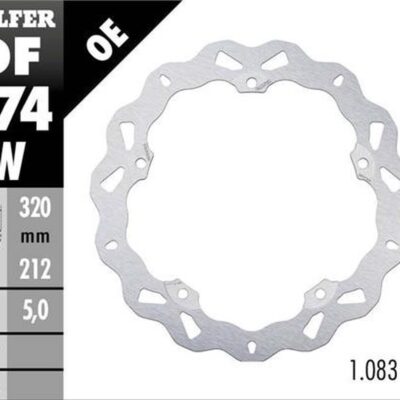 Galfer Tarcza hamulcowa - HONDA CTX 750N (ABS) - (2012-2014) - DF074W