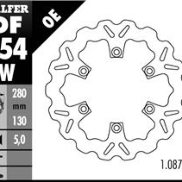 Tarcza Hamulcowa Przód Kawasaki ER 5, GPZ 750/900 Wave | Galfer