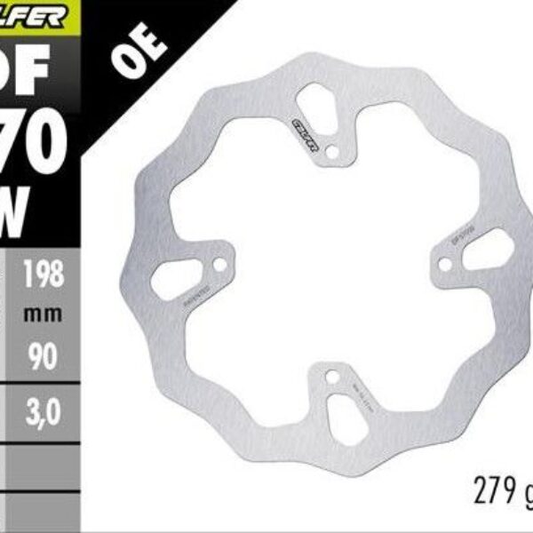 GALFER TARCZA HAMULCOWA PRZÓD KTM SX 65 ’25-; HUSQVARNA TC 65 ’25-; GAS GAS MC 65 ’25- (198X90X3MM) WAVE
