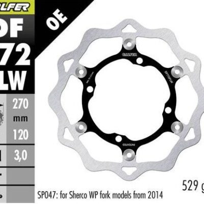 Galfer Tarcza hamulcowa - SHERCO SE/SEF 250/300/450/5... - DF772FLW