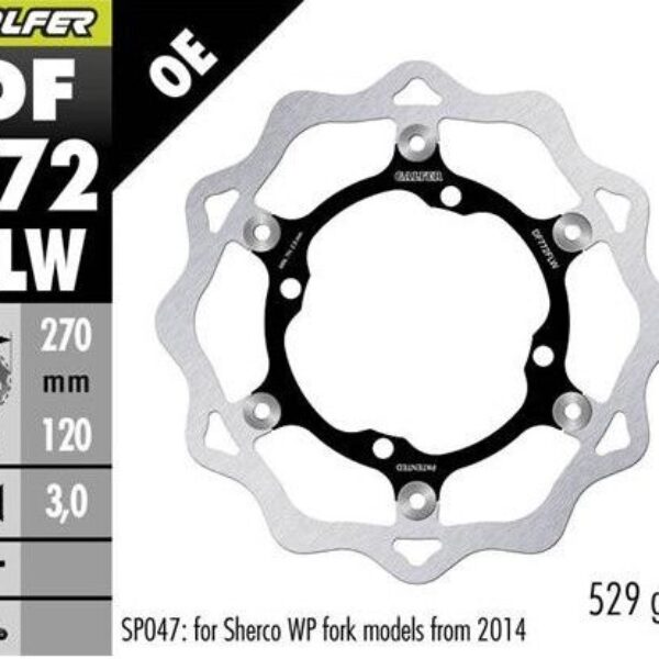 Galfer Tarcza hamulcowa – SHERCO SE/SEF 250/300/450/5… – DF772FLW
