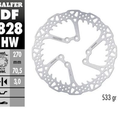 RK Tarcza hamulcowa - TM EN/MX/SMR/SMX 125/144/25... (2000-2024)
