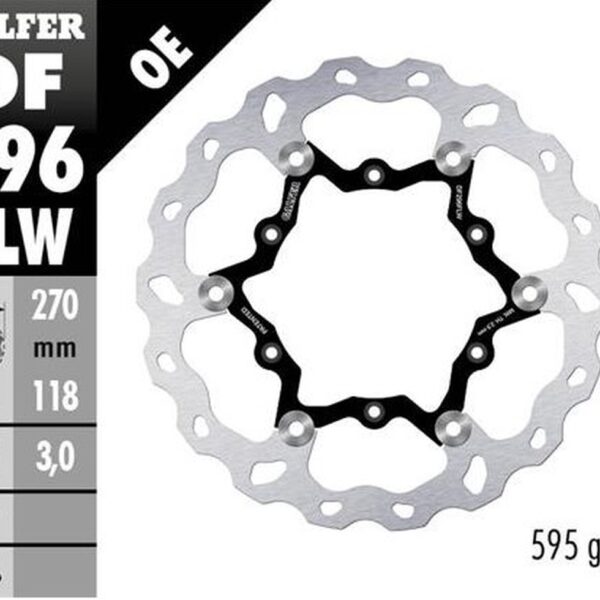Galfer Tarcza Hamulcowa PRZÓD Yamaha YZ 125 ’22-’23; YZ 250 ’22-23; YZ 250F ’21-23; YZ 450F ’20-’23; WR 250F ’17-; WR 450F ’20-’23 (Wave Floating) (270X118X3Mm)