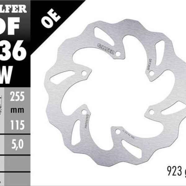 Tarcza Hamulcowa Tył Benelli TRK 502X ’17-; 1130 Sport Tornado ’06- (Wave Fixed) (255X115X5Mm) | Galfer