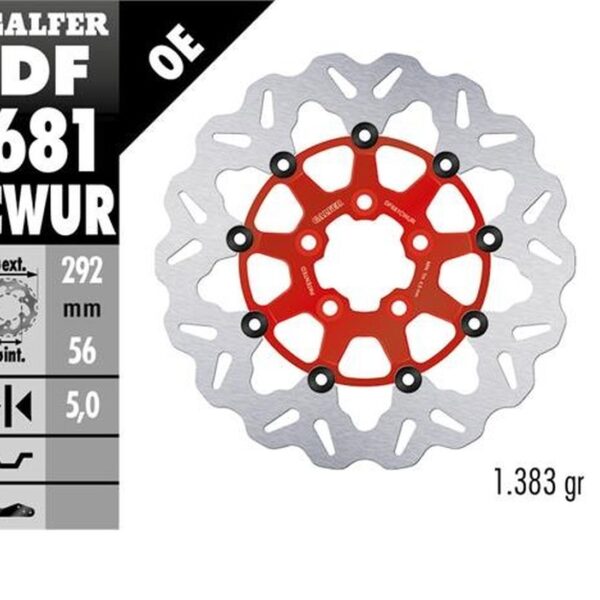 Galfer Tarcza hamulcowa – DF681CWUR