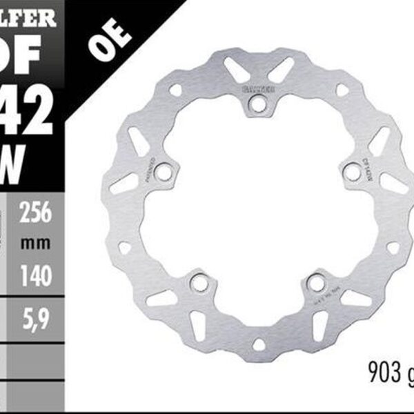 Tarcza Hamulcowa Tył Honda CRF 1100L Africa Twin ’20- (Wave Fixed) (256X140X5,9Mm) | Galfer