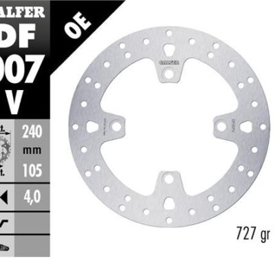 Galfer Tarcza hamulcowa - HONDA XL 600/650/700V TRANSALP (1991-2010) - DF007V