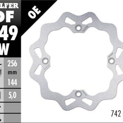Tarcza Hamulcowa Tył Honda XRV 750 Africa Twin '90-; CMX 1100 Rebel '21-; NT 1100 '22- (Wave Fixed) (256X144X5Mm) | Galfer