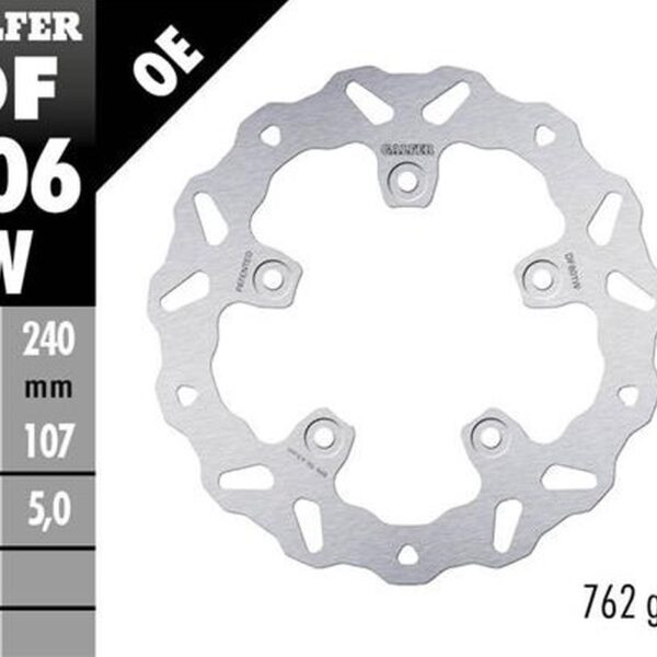 GALFER TARCZA HAMULCOWA TYŁ KTM 790 DUKE ’18-’23; 890 DUKE ’21-’23 (WAVE FIXED) (240X107X5MM)