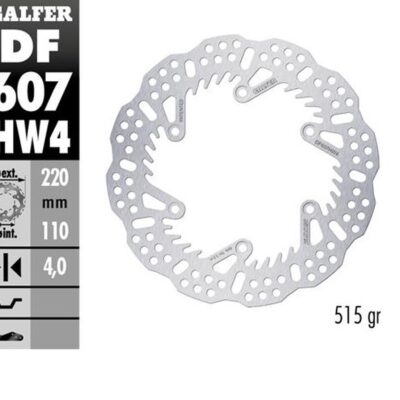 RK Tarcza hamulcowa - KTM SX/EXC/SX-F/EXC-F (1993-2024) - DF607HW4