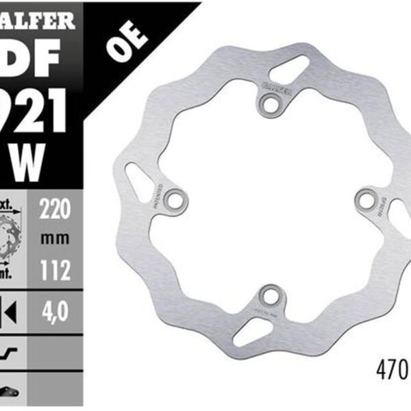 Galfer Tarcza hamulcowa – SHERCO SE/SEF 250/300/450 – – DF921W