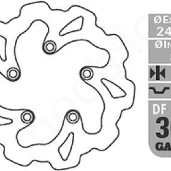 Galfer Tarcza Hamulcowa TYŁ Suzuki Gsf/Gsr/Sv/Rf (240X89X5)