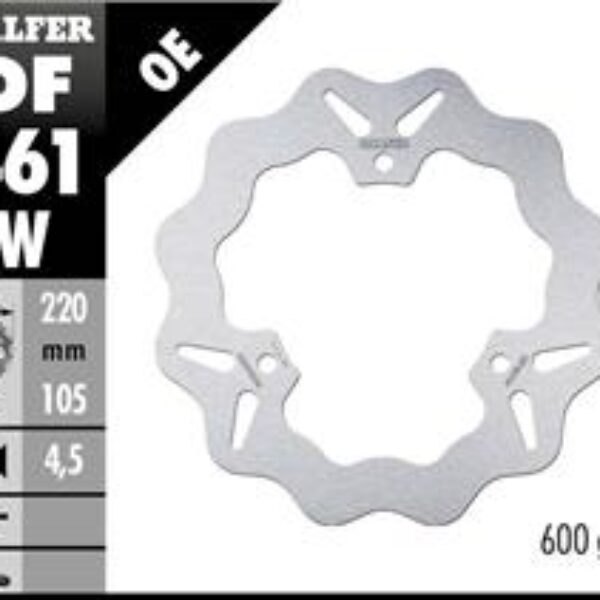 GALFER TARCZA HAMULCOWA TYŁ YAMAHA MT-03 ’16-, YZF R3/R25 ’15- (220MM) WAVE