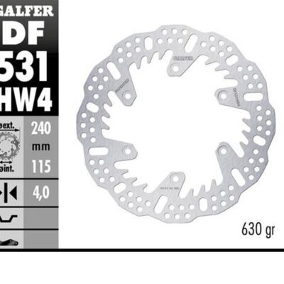 GALFER RK Tarcza hamulcowa - YAMAHA YZ 125 (2017-2024) - DF531HW4