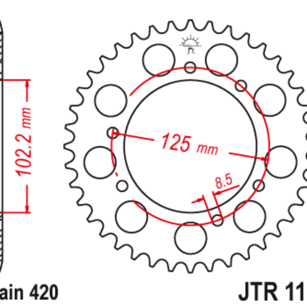 JT Zębatka napędowa – APRILIA RX 50 FACTORY E4 2T…