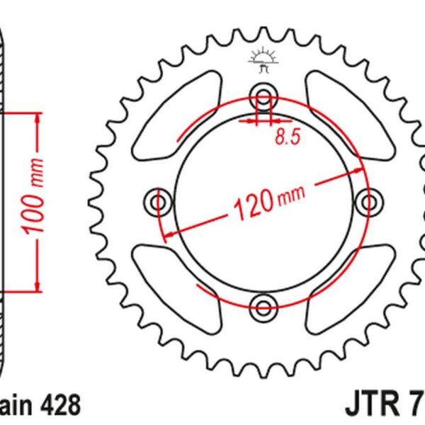 JT Zębatka napędowa – SUZUKI RM 80/85 (1983-2024)