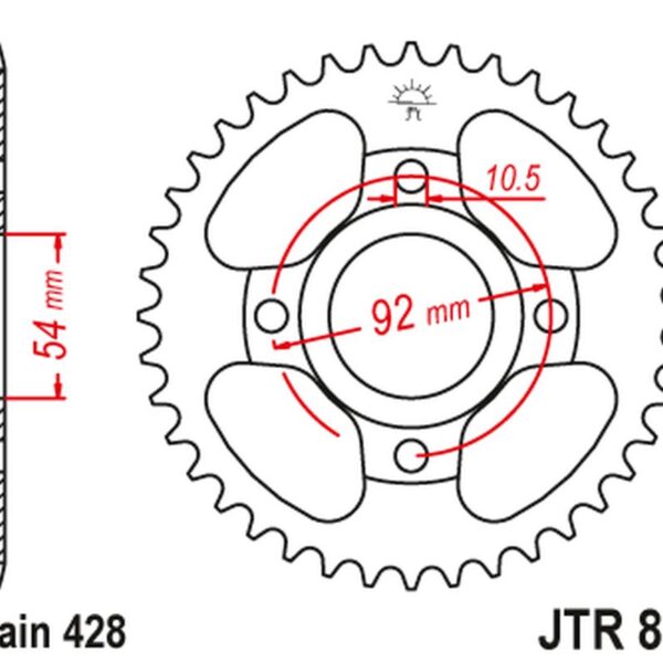 JT Zębatka napędowa – YAMAHA TZR 50 KONWERSJA (84…