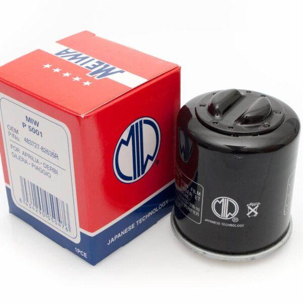 MIW (MEIWA) FILTR OLEJU APRILIA/ PIAGGIO/ DERBI (HF183) (50) – ZASTĄPIONY PRZEZ P5012