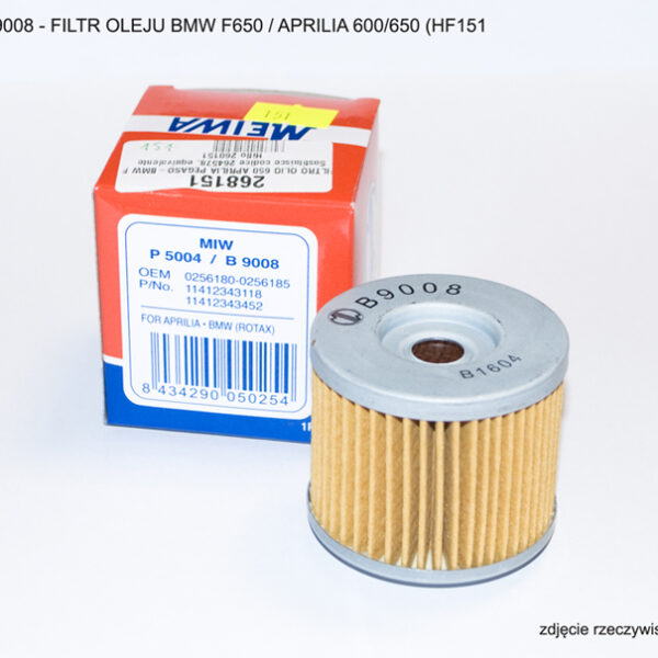 MIW oleju – BMW F650 / APRILIA 600/650…