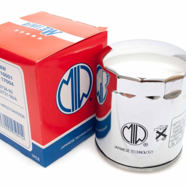 MIW (MEIWA) FILTR OLEJU HARLEY-DAVIDSON, CHROMOWANY (HF171C) (50)