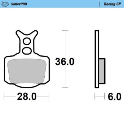 NG Klocki hamulcowe - KTM 50 SX - - 082812