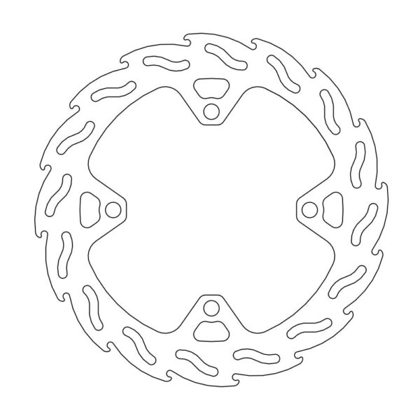 Tarcza Hamulcowa Tył Factory Kawasaki KX / KXF 240MM – 4,4Mm Grubości | Moto-Master