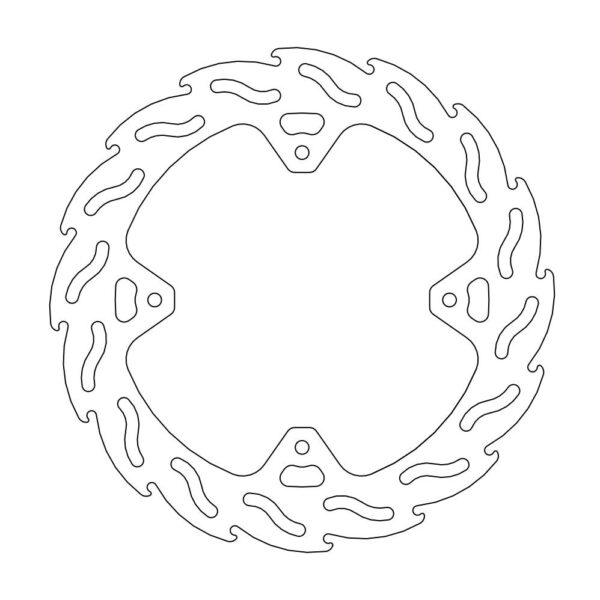 Tarcza Hamulcowa Tył Flame 240MM Honda CRF 250/450 ’04- | Moto-Master