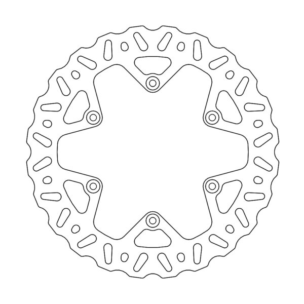 Tarcza Hamulcowa Tył Nitro 245MM Yamaha YZ/YZF/WRF 125/250 ’19-, YZF 450 ’18-’19 | Moto-Master