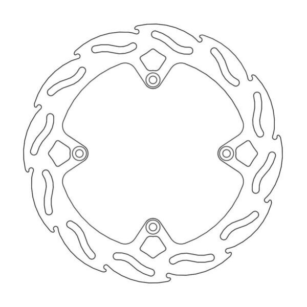 Tarcza Hamulcowa Flame Tył 220MM KTM SX85 ’11-’17, 250 Freeride ’14-’17, 350 Freeride ’12-’17 Husqvarna TC85 ’14-’17 (NG1281X) | Moto-Master