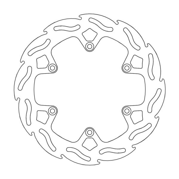 Tarcza Hamulcowa Tył Factory KTM, Husaberg 220 MM – 4,4Mm Grubości (Ng141; NG129) | Moto-Master