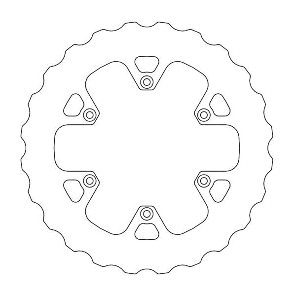 Tarcza Hamulcowa Tył (Pełna) Fixed MUD Series (Błoto) 240MM DO Beta 250/300/350/390/400/430/450/480/498/500 RR ’13-’24 | Moto-Master