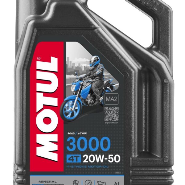 MOTUL OLEJ SILNIK 3000 4T 20W50 4L (MINERALNY)