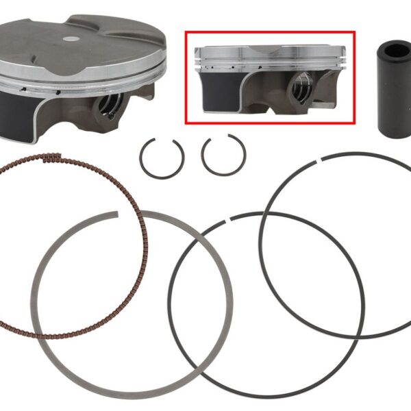 Tłok Kawasaki KXF 250 ’21-’24 (Std + 0,01MM = 77,97MM) KUTY (Pierścienie NX-20035R) | Namura