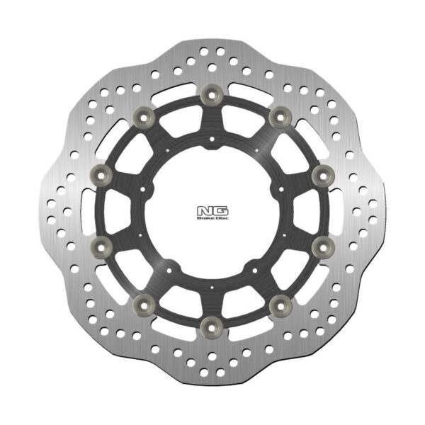 Tarcza Hamulcowa Przód Honda ADV 750 ’17-’18, X-Adv 750 ’17-’22 (296X108X4Mm) (5X6,00Mm) Wave Pływająca (Środek Aluminiowy) | NG