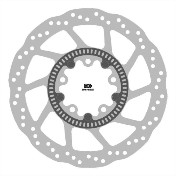 Tarcza Hamulcowa Przód Kymco Agility 350 ’22, Agility 300 ’19-’22 (Felgi 16″ i 14″) (300X80X5Mm) (5X10,25Mm) Wave | NG