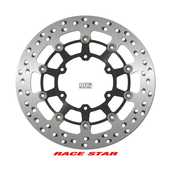 Tarcza Hamulcowa Przód RACE STAR Premium Suzuki GSX-R 600/750/1000 ’08-’18 (310X102X5MM) (6X8,25MM) Pływająca (Środek Aluminiowy, Polepszone Chłodzenie) | NG