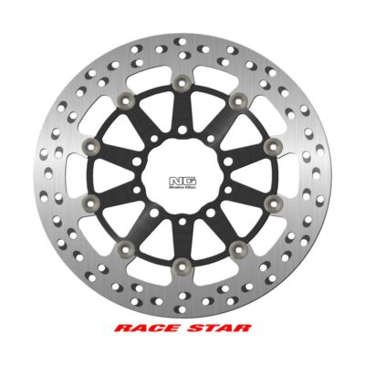 NG TARCZA HAMULCOWA PRZÓD RACE STAR PREMIUM KAWASAKI GTR 1400 '07-'18, ZX-10R NINJA '11-'15, ZX-6/ZX-6R NINJA '13-'17, Z 1000 '14-'20, Z 800 '13-'17, ZX-14 '07-'16, ZZR 1400 '06-'17 (310X80X5MM) (5X8,45/10,25MM) PŁYWAJĄCA (ŚRODEK ALUMINIOWY, POLEP