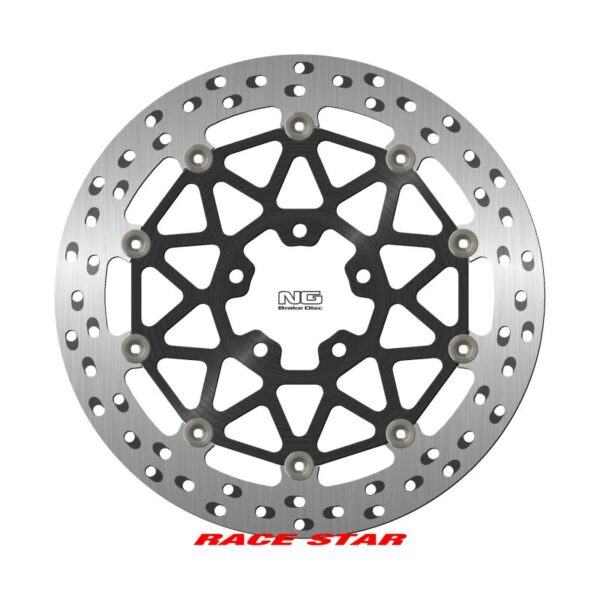 Tarcza Hamulcowa Przód Race Star Premium Kawasaki ZX 10R SE ABS ’19-20, ZX 10RR ABS ’17-24 (330X70X6Mm) (5X10,25Mm) (Środek Aluminiowy, Polepszone Chłodzenie) | NG