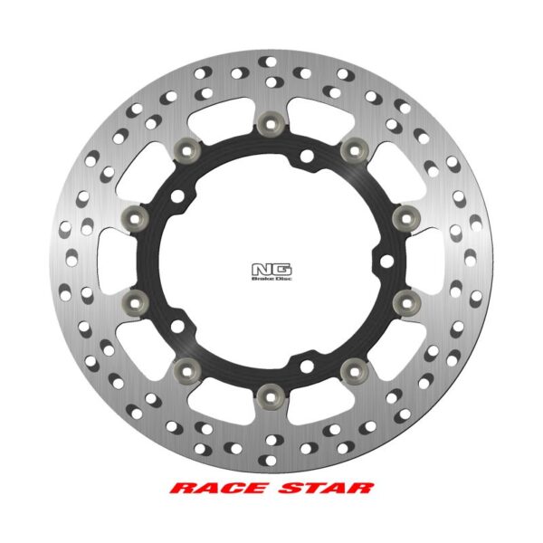 Tarcza Hamulcowa Przód Race Star Premium Kawasaki Ninja 400 / z 400 ’18-’22, ZX-25R ’21-’22 (310X141, 75X5Mm) (5X10,25Mm) (Środek Aluminiowy, Polepszone Chłodzenie) | NG