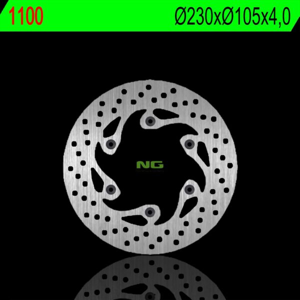 Tarcza Hamulcowa Przód Aprilia TUAREG 125 86-88 Malaguti CIAK 50/125/150 (230X105X4,0MM) (6X6,5MM) | NG