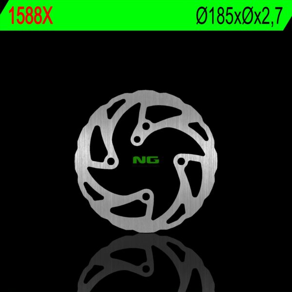 Tarcza Hamulcowa Przód Beta EVO 125/200/250 09-18, REV3 125/200/250/270 03-08, REV 4 250/300 07-16 (185X2,7Mm) (4X10,5Mm) Wave | NG