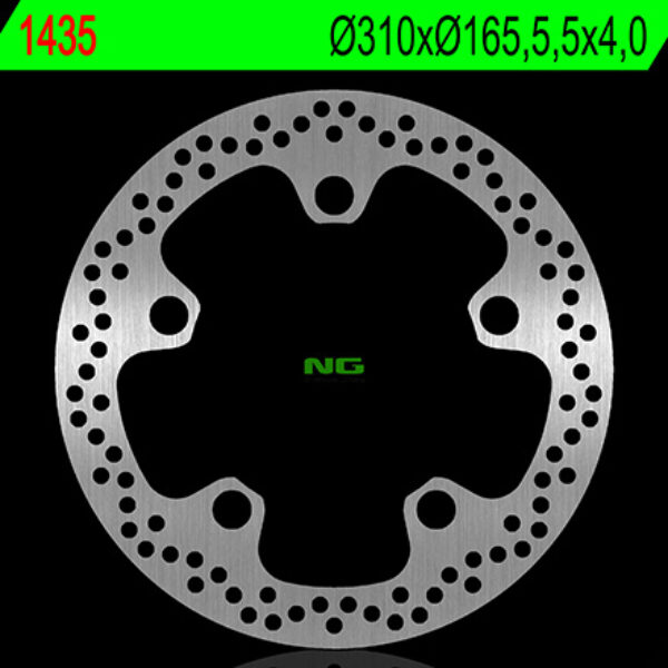 Tarcza Hamulcowa Przód Honda VFR 1200 Crosstourer ABS/DCT ’12-’16, GOLD WING 1800 F6C ’15 (310X165, 5X4, 0) (5X20,5MM) | NG