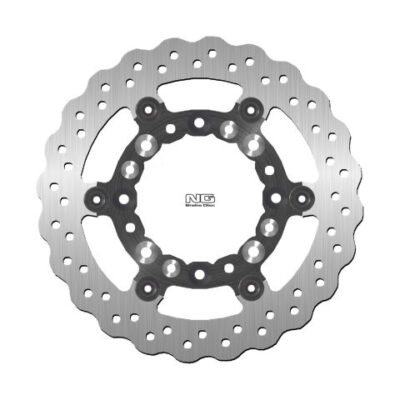 NG TARCZA HAMULCOWA PRZÓD KAWASAKI KDX 125 '90-03, KLX 250 '09-14, KLX 650 '93-14 ( 250X100X3MM) (4 OTWORY) WAVE PŁYWAJĄCA