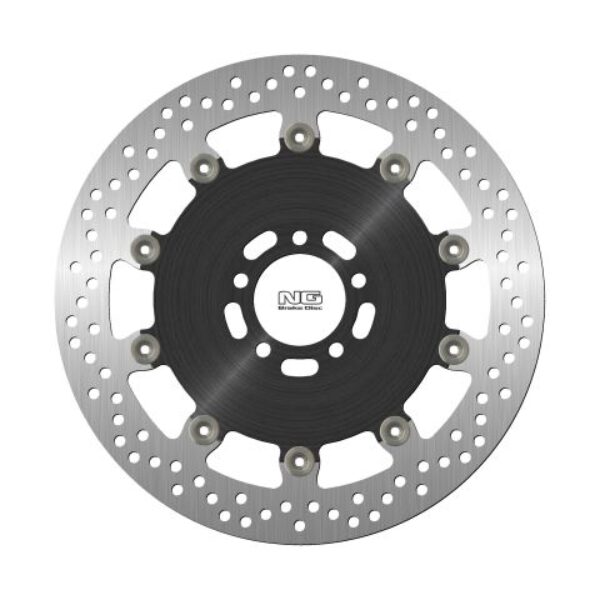 Tarcza Hamulcowa Przód Kawasaki Vn1500/1600 Mean Streak ’02-08, W800 ’19-22 (320X61X5Mm) (5X10,5Mm) Pływająca (Środek Aluminiowy) | NG