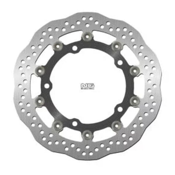 Tarcza Hamulcowa Przód Kawasaki z 650 17-22, z 900 16-20 (300X142, 2X5,0Mm) (5X10,5Mm) Pływająca (Środek Aluminiowy) – Zastępuje NG1623 | NG