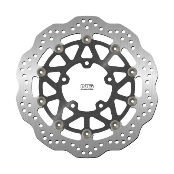 Tarcza Hamulcowa Przód Kawasaki Z1000SX ’19-21, Z1000 ’07-20 (300X80X5,5Mm) (5X10,5Mm) Wave Pływająca (Środek Aluminiowy) | NG