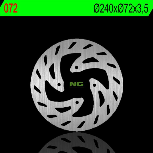 Tarcza Hamulcowa Przód KTM EXC 50 ’97, Beta 50 RK 6 97 (240X72X3,5MM) (4X6,5MM) | NG
