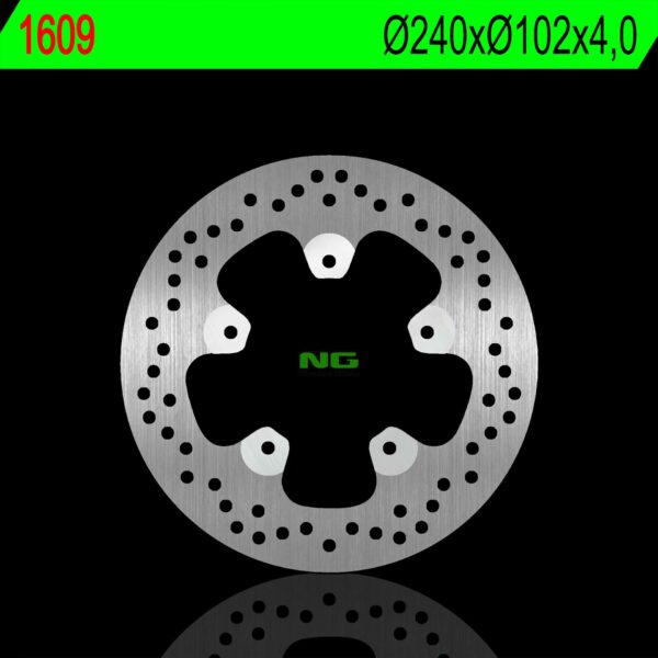 Tarcza Hamulcowa Przód Piaggio Lyberty 125 16-18, (240X102X4,0Mm) (5X8,5Mm) | NG